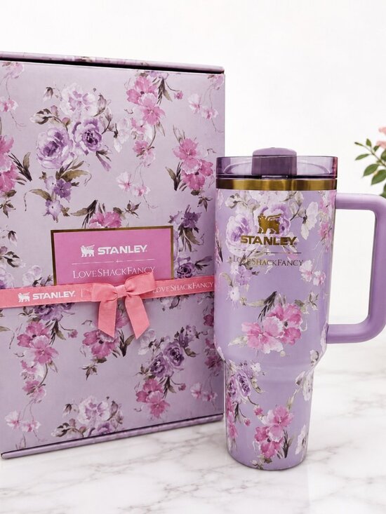 Stanley Other - Stanley x LoveShackFancy FlowState Quencher H2.0 40oz Tumbler Gift Set New